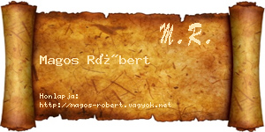 Magos Róbert névjegykártya