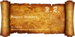 Magos Róbert névjegykártya